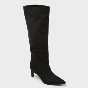 Elegant Black Knee-High Women's Boots